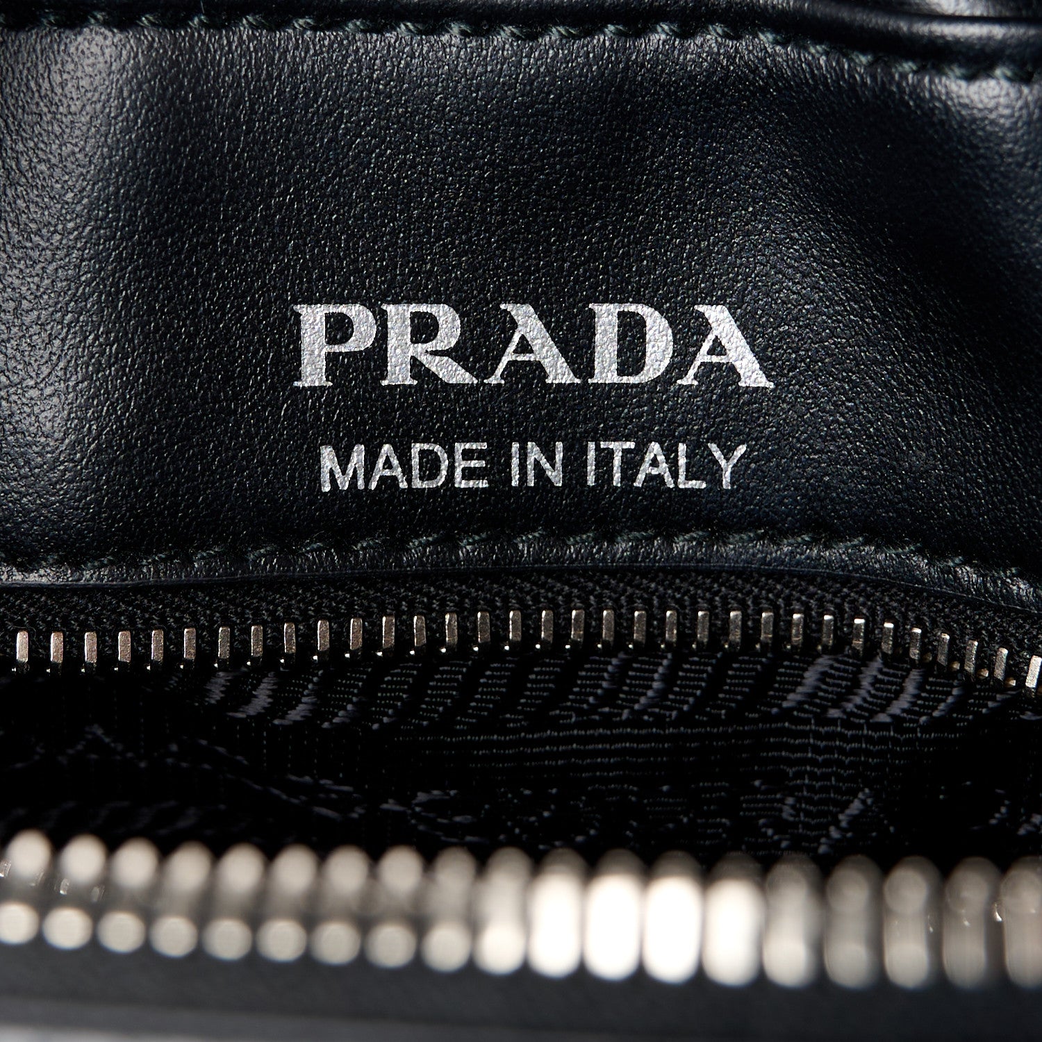 Prada Soft Calfskin Diagramme Camera Bag Black 6 of 11