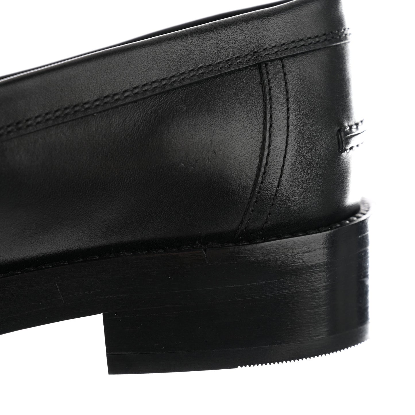 Calfskin Womens Hot Loafer 37 Black