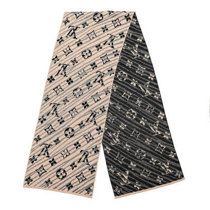 Louis Vuitton Wool Polyester Epi Storm Scarf Beige 2 of 3