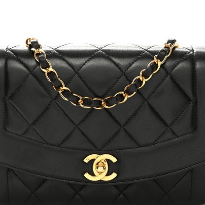Chanel Lambskin Quilted Small Single Flap Black 9 of 11