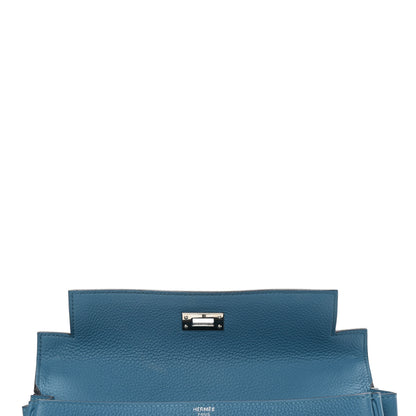 Hermes Togo Kelly Retourne 25 Azur 16 of 36