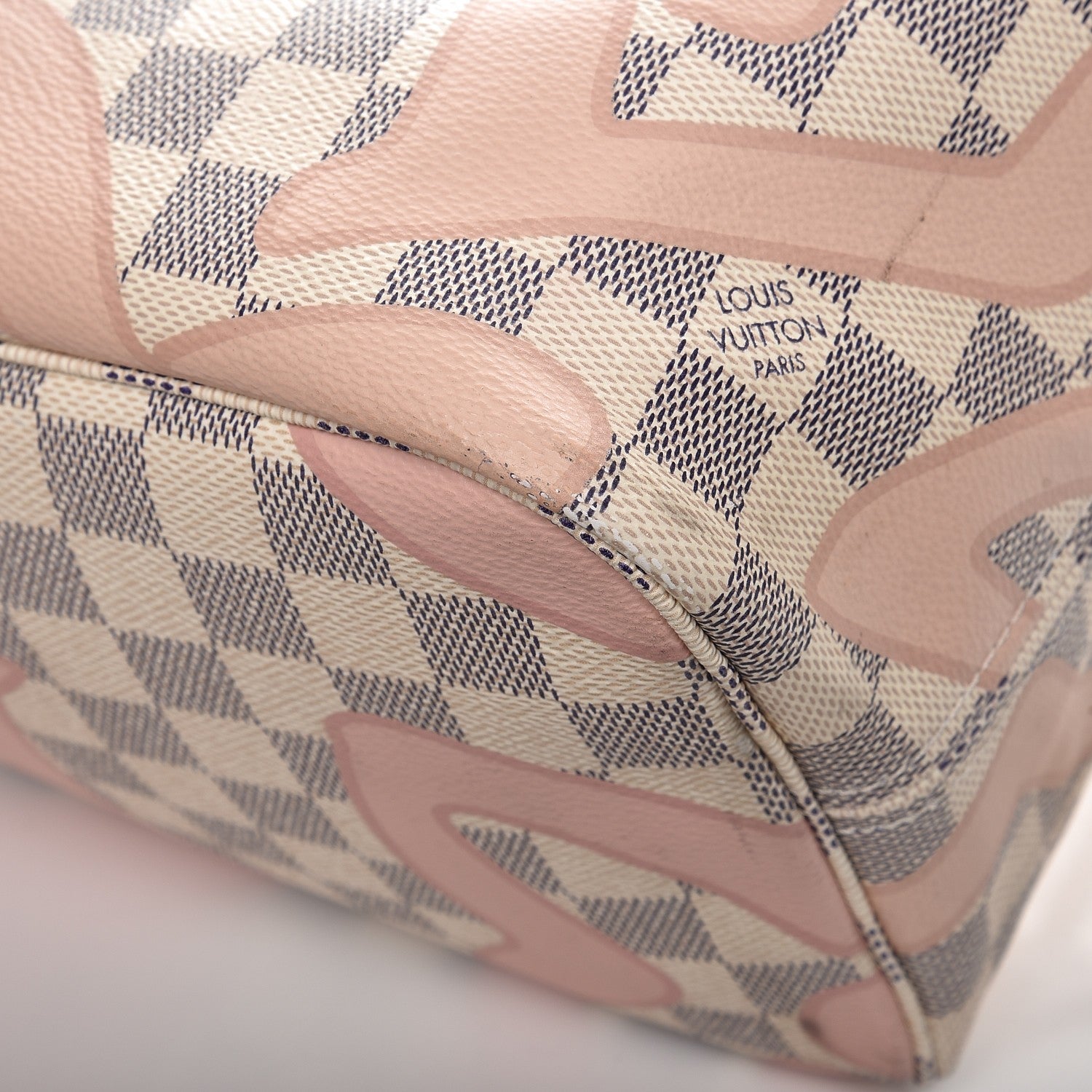 Louis Vuitton Damier Azur Tahitienne Neverfull MM 16 of 22