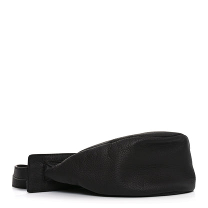 The Row Grained Calfskin Small Slouchy Banana Bag Dark Brown 4 of 10