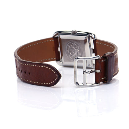 Hermes Stainless Steel Barenia 29mm Cape Cod Automatic Watch Fauve 5 of 6