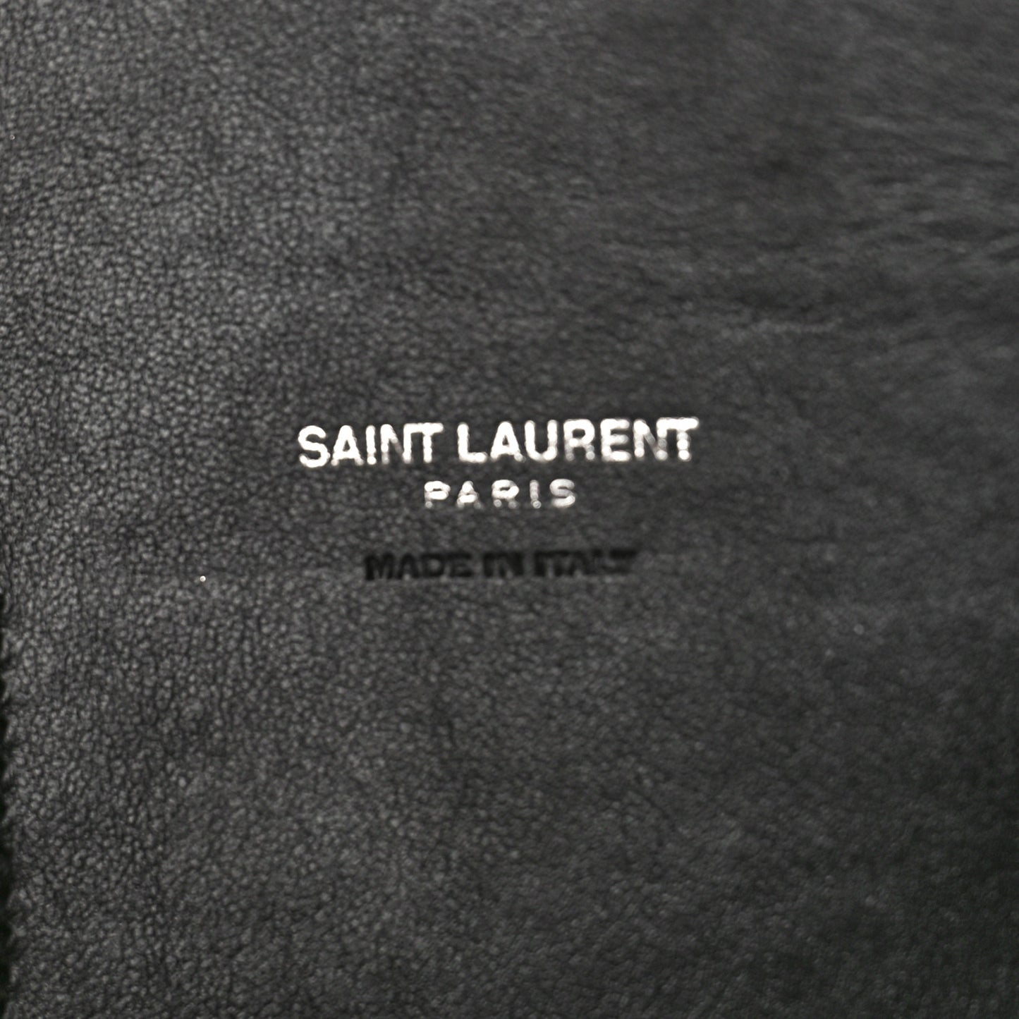Grained Calfskin Python Embossed Small Sac De Jour Black