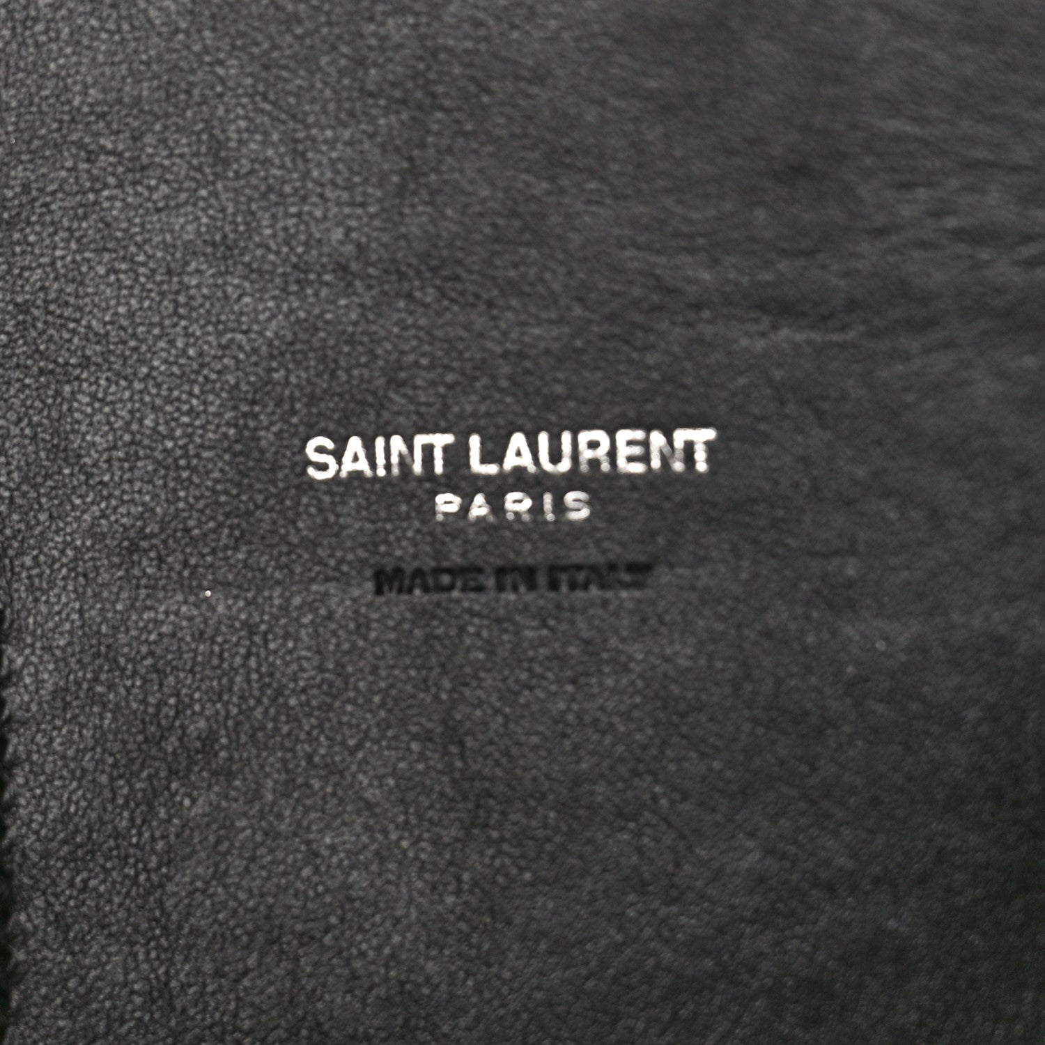 Saint Laurent Grained Calfskin Python Embossed Small Sac De Jour Black 7 of 13