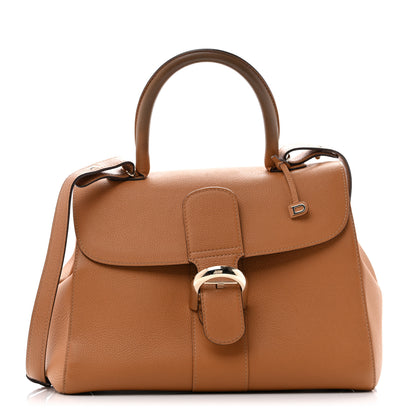 Delvaux Grained Calfskin MM Brillant Satchel Natural 1 of 15