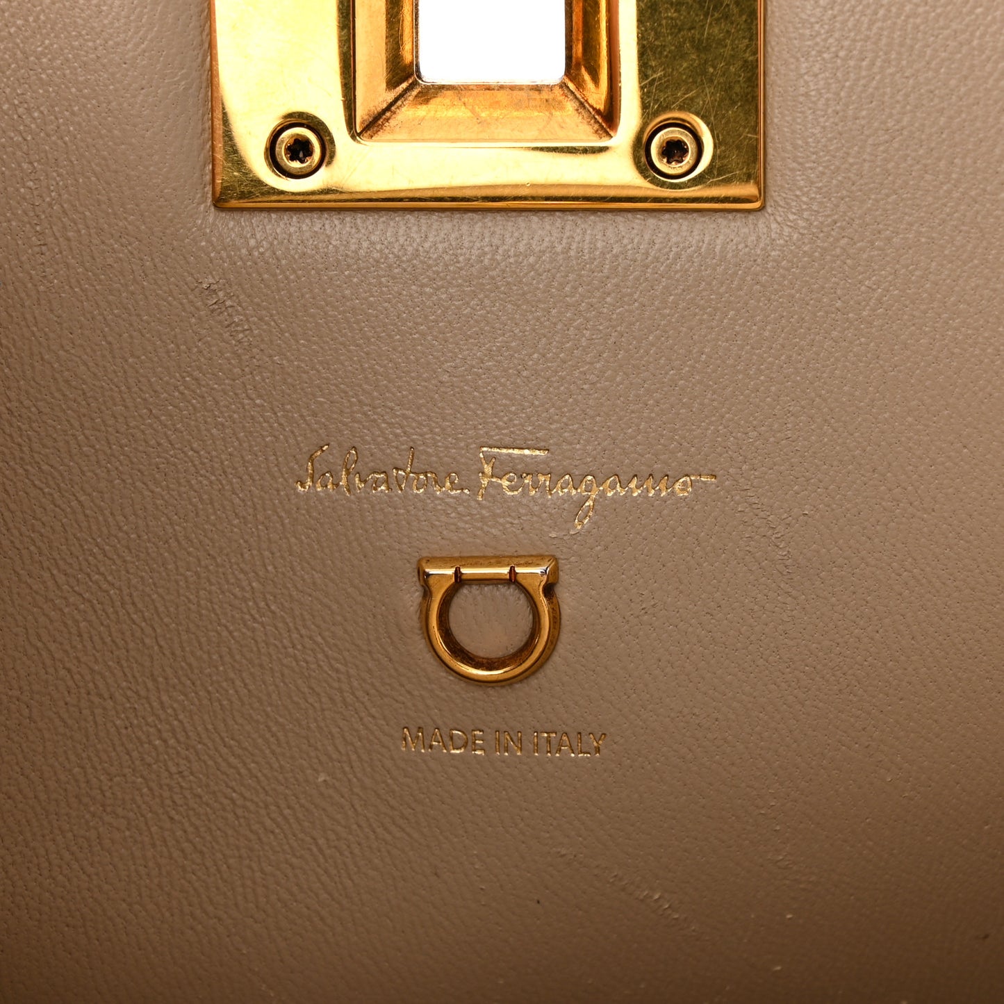 Calfskin Small The Studio Box Bag Daino