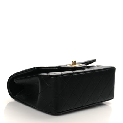 Chanel Lambskin Quilted Metal Mini Top Handle Rectangular Flap Black 4 of 10