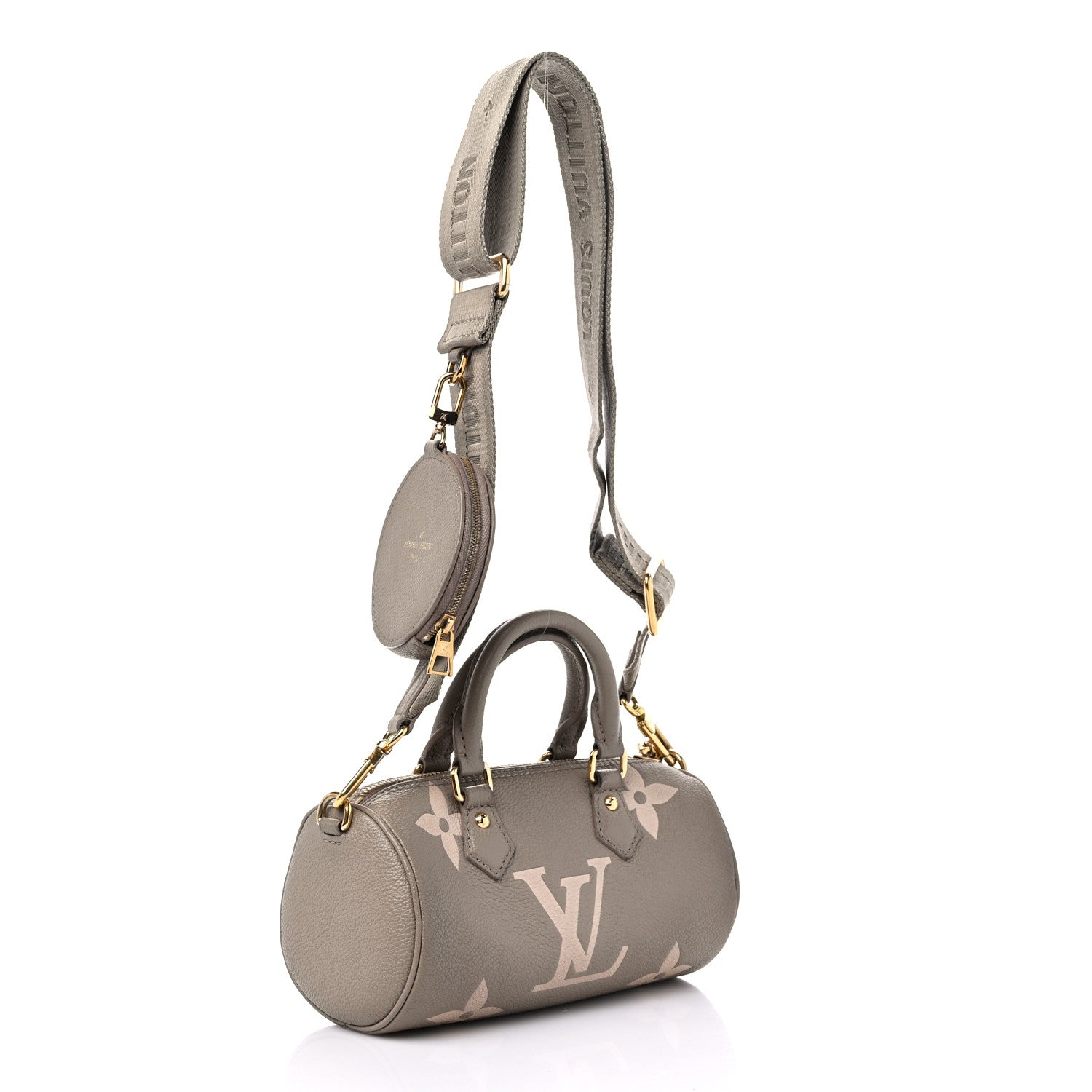 Louis Vuitton Empreinte Monogram Giant Papillon BB Tourterelle Cream 3 of 14