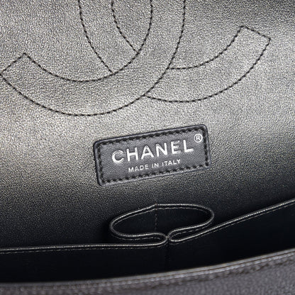 Chanel Caviar Quilted Jumbo Double Flap Dark Charcoal 6 of 7