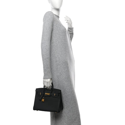 Hermes Togo Birkin 25 Black 2 of 11