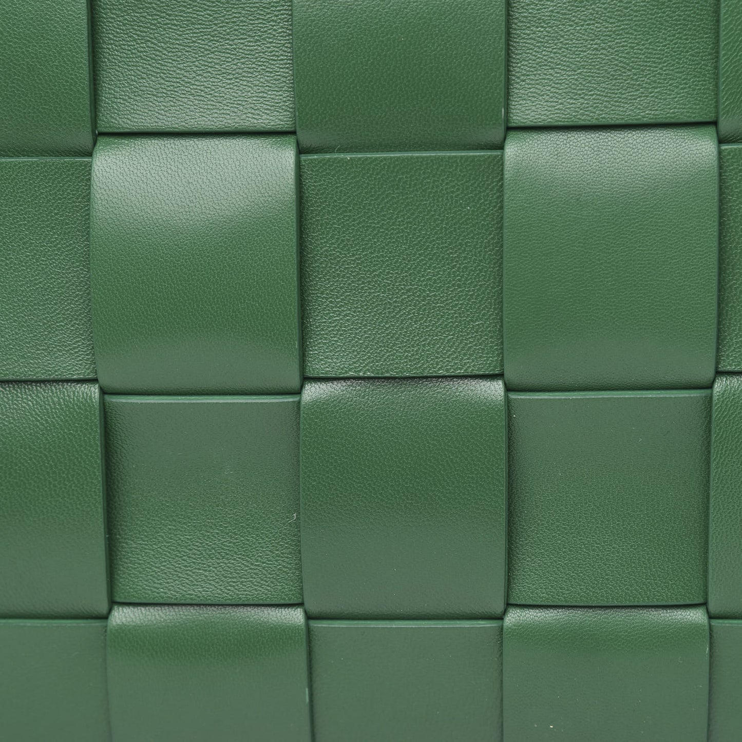 Nappa Maxi Intreccio The Snap Clutch Racing Green