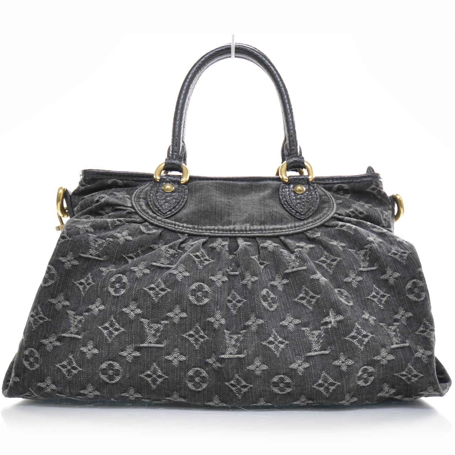 Louis Vuitton Denim Neo Cabby MM Black 1 of 8