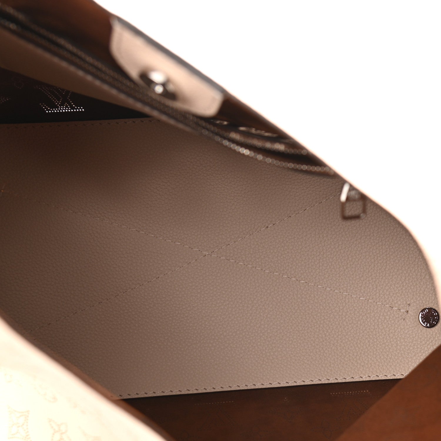 Louis Vuitton Mahina Carmel Hobo Creme 5 of 9