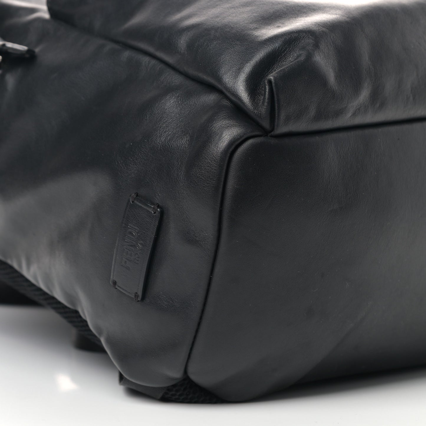 Vitello Century Elaphe Monster Eyes Backpack Black Roccia