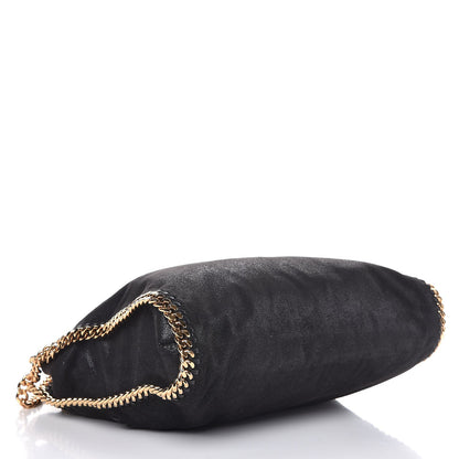Stella McCartney Embellished Shaggy Deer Falabella Fold Over Tote Black 5 of 11