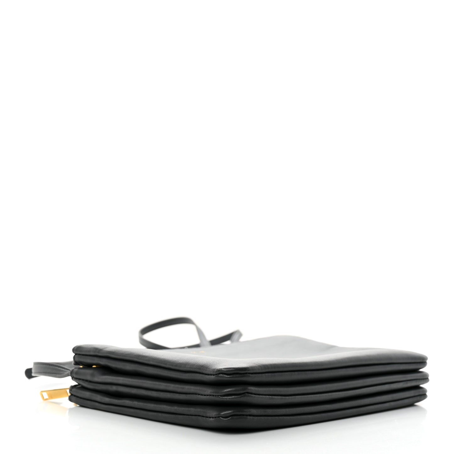 Lambskin Large Trio Crossbody Bag Kohl