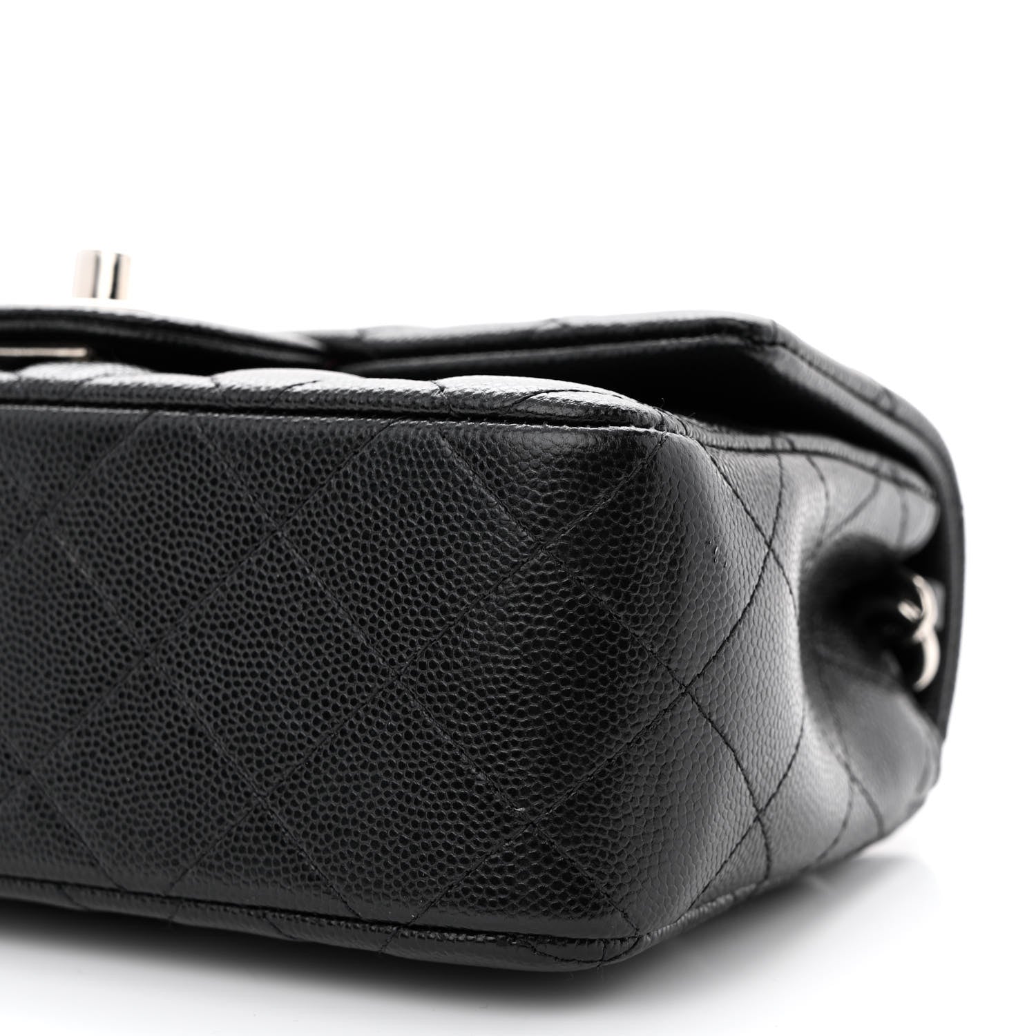 Chanel Caviar Quilted Mini Rectangular Flap Black 10 of 11