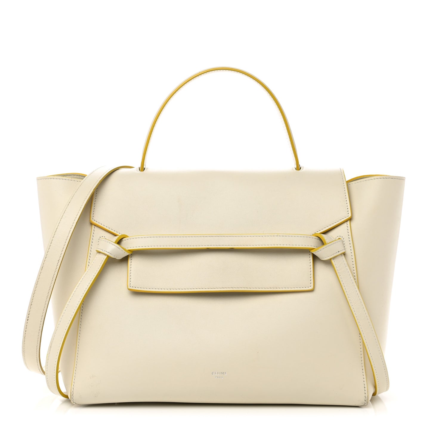 Smooth Calfskin Mini Belt Bag White