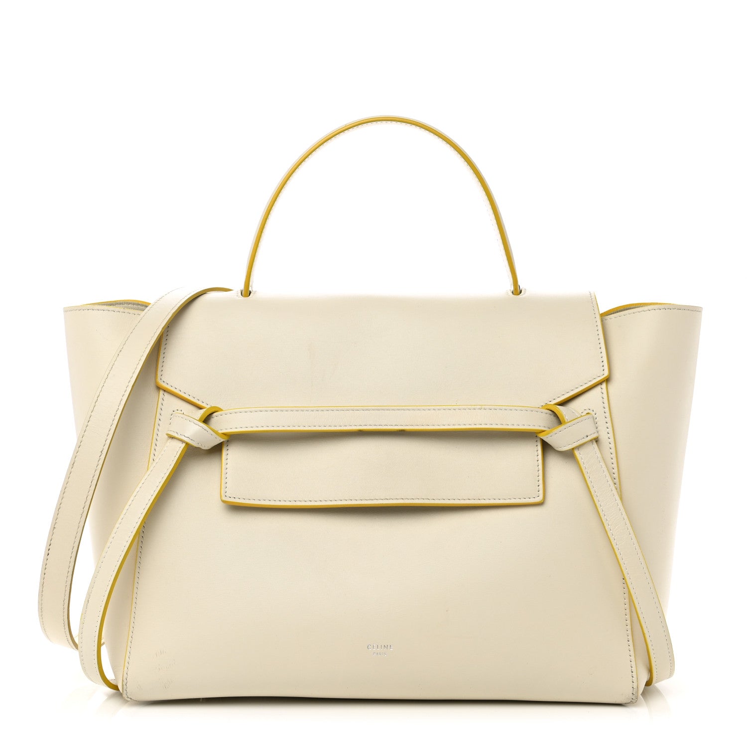 Celine Smooth Calfskin Mini Belt Bag White 1 of 17