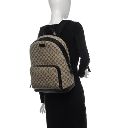 Gucci GG Supreme Monogram Medium Backpack Black 2 of 7