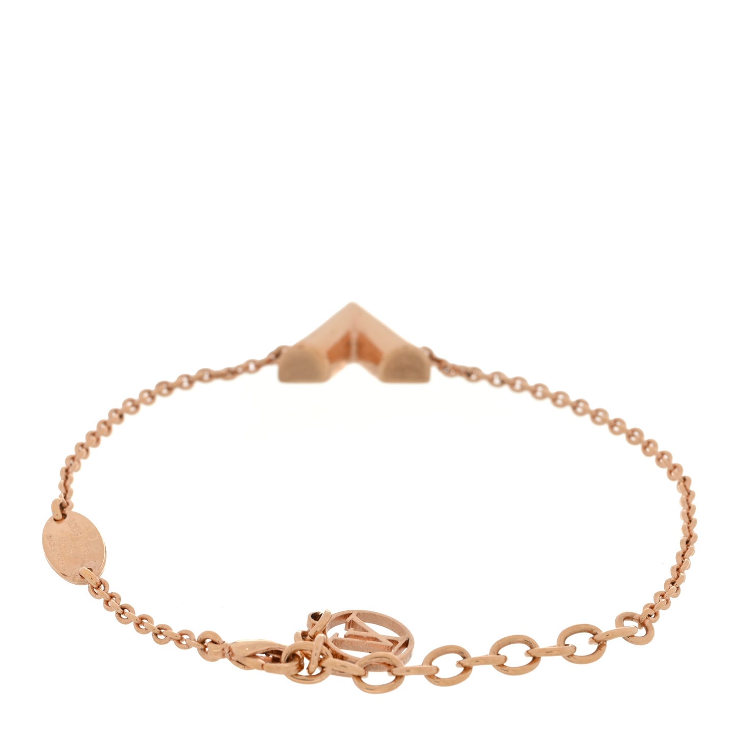 Essential V Bracelet Pink Gold