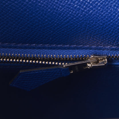 Hermes Epsom Kelly Sellier 28 Bleu Electrique 15 of 32