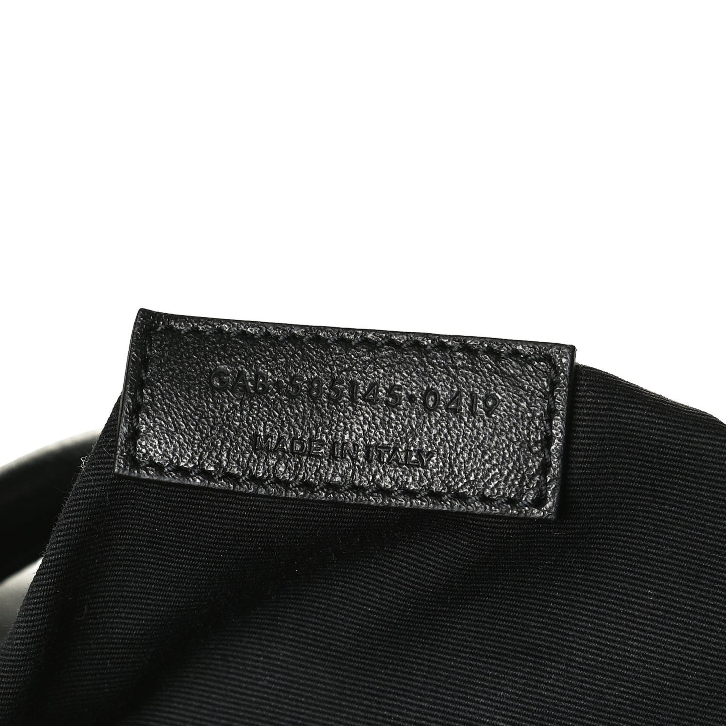 Calfskin Miles Logo Bowler Duffel Bag Black