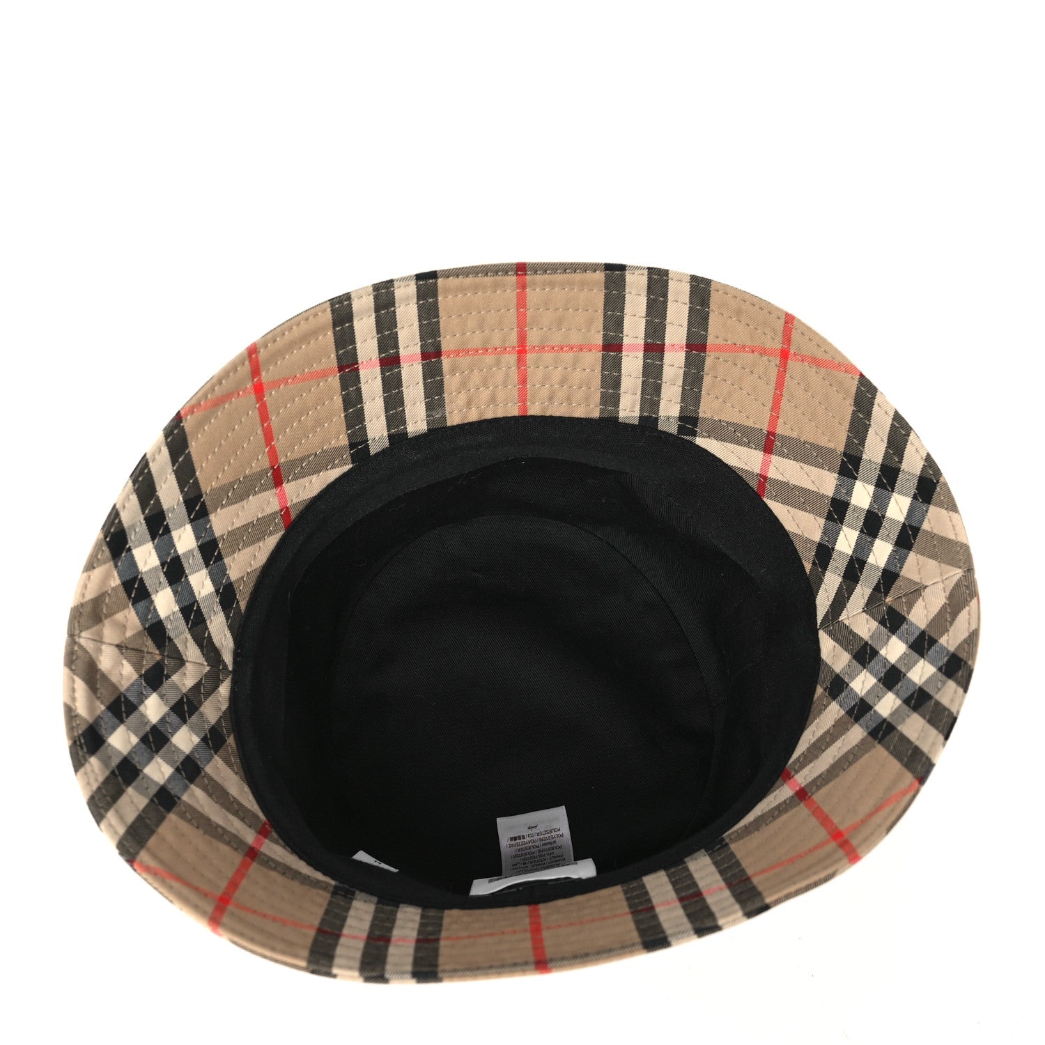 Burberry Technical Cotton Vintage Check Bucket Hat M Archive Beige 7 of 10