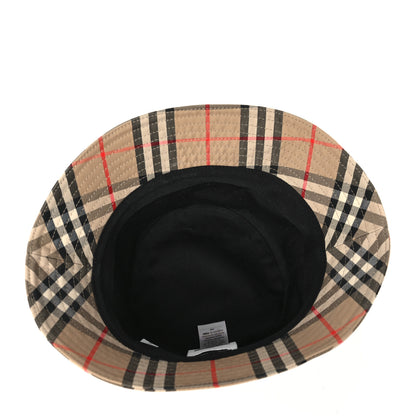 Burberry Technical Cotton Vintage Check Bucket Hat M Archive Beige 7 of 10