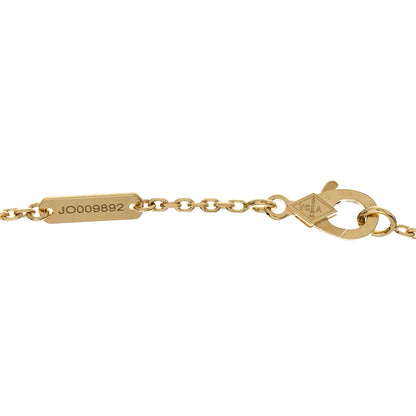 Van Cleef & Arpels 18K Yellow Gold Guilloche Vintage Alhambra Pendant Necklace 5 of 6