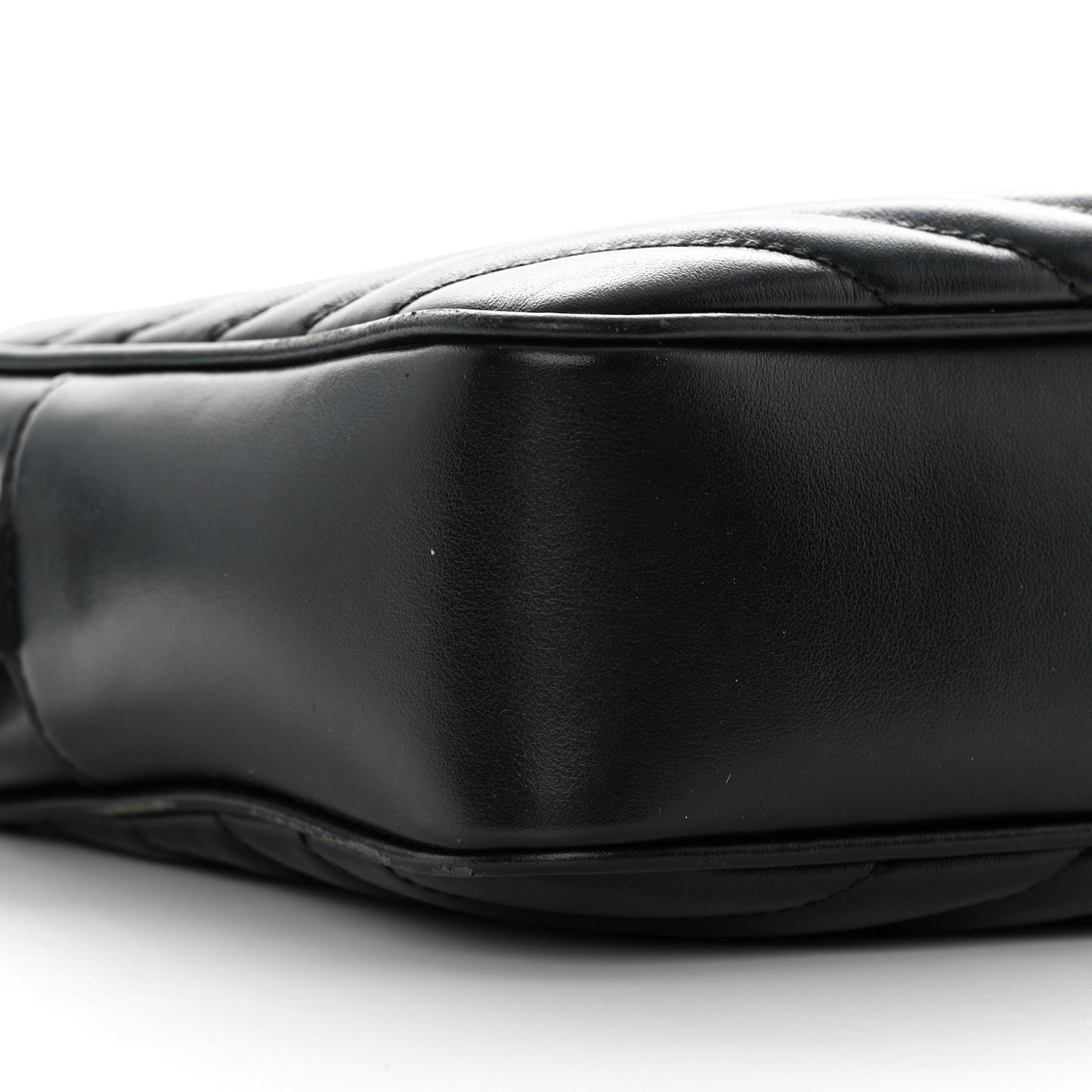 Calfskin Matelasse Monogram Lou Camera Bag Black