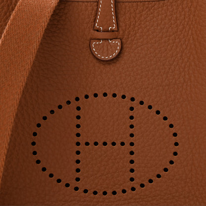 Hermes Taurillon Clemence Evelyne TPM Gold 8 of 11
