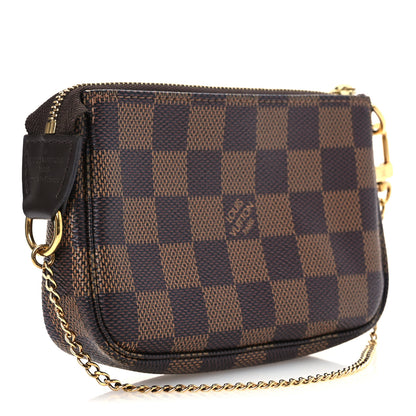 Louis Vuitton Damier Ebene Mini Pochette Accessories 3 of 12