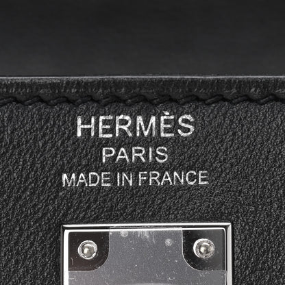 Hermes Swift Kelly Retourne 25 Black 19 of 35