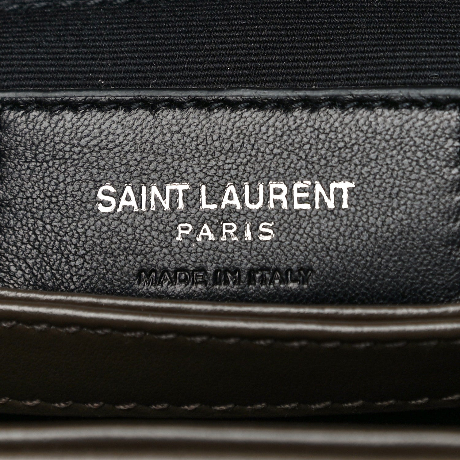 Saint Laurent Calfskin Y Quilted Monogram Toy Loulou Crossbody Bag Faggio 7 of 10