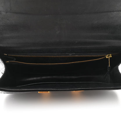 Hermes Shiny Porosus Crocodile Constance 23 Black 5 of 13