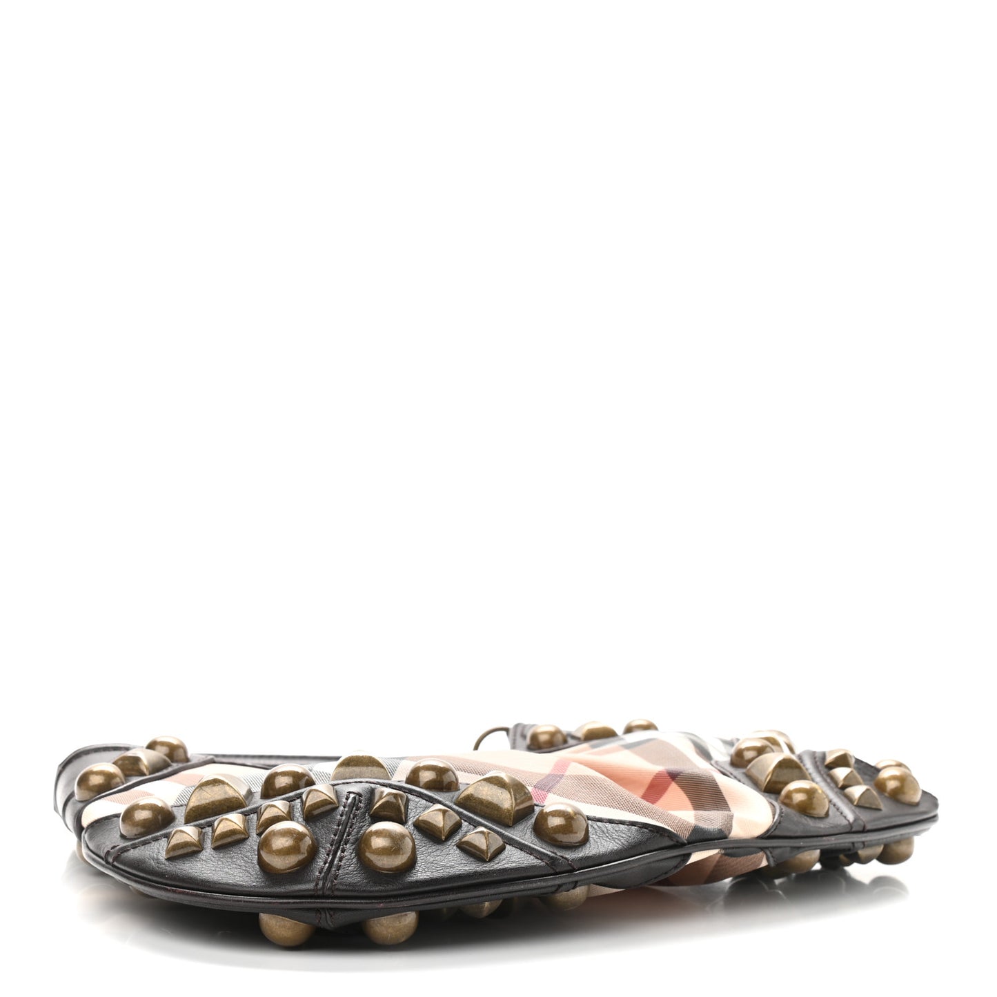 Nova Check Mega Stud Medium Alverton Hobo Chocolate