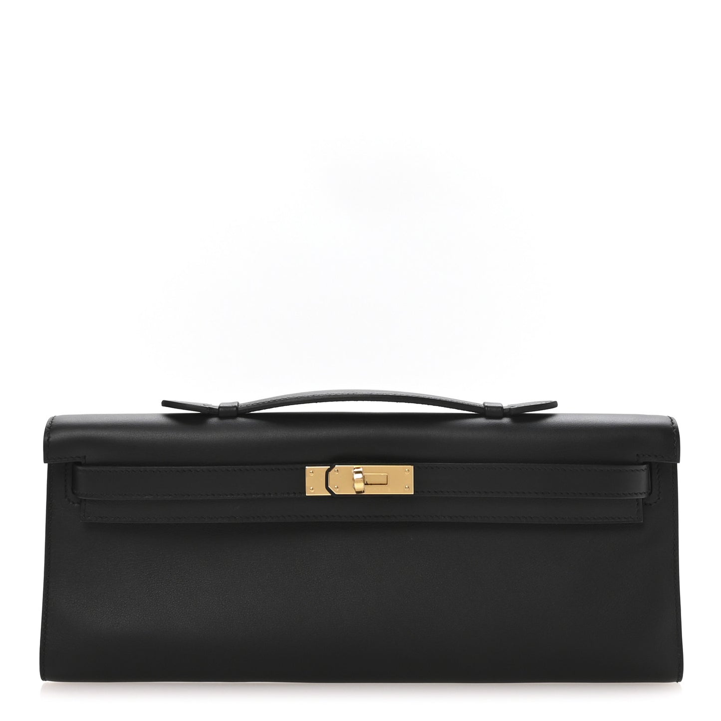 Swift Kelly Cut Clutch Pochette Black