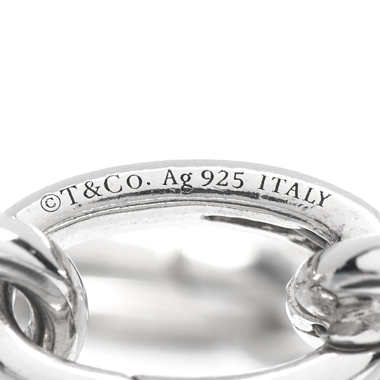Sterling Silver Oval Clasping Link Bracelet