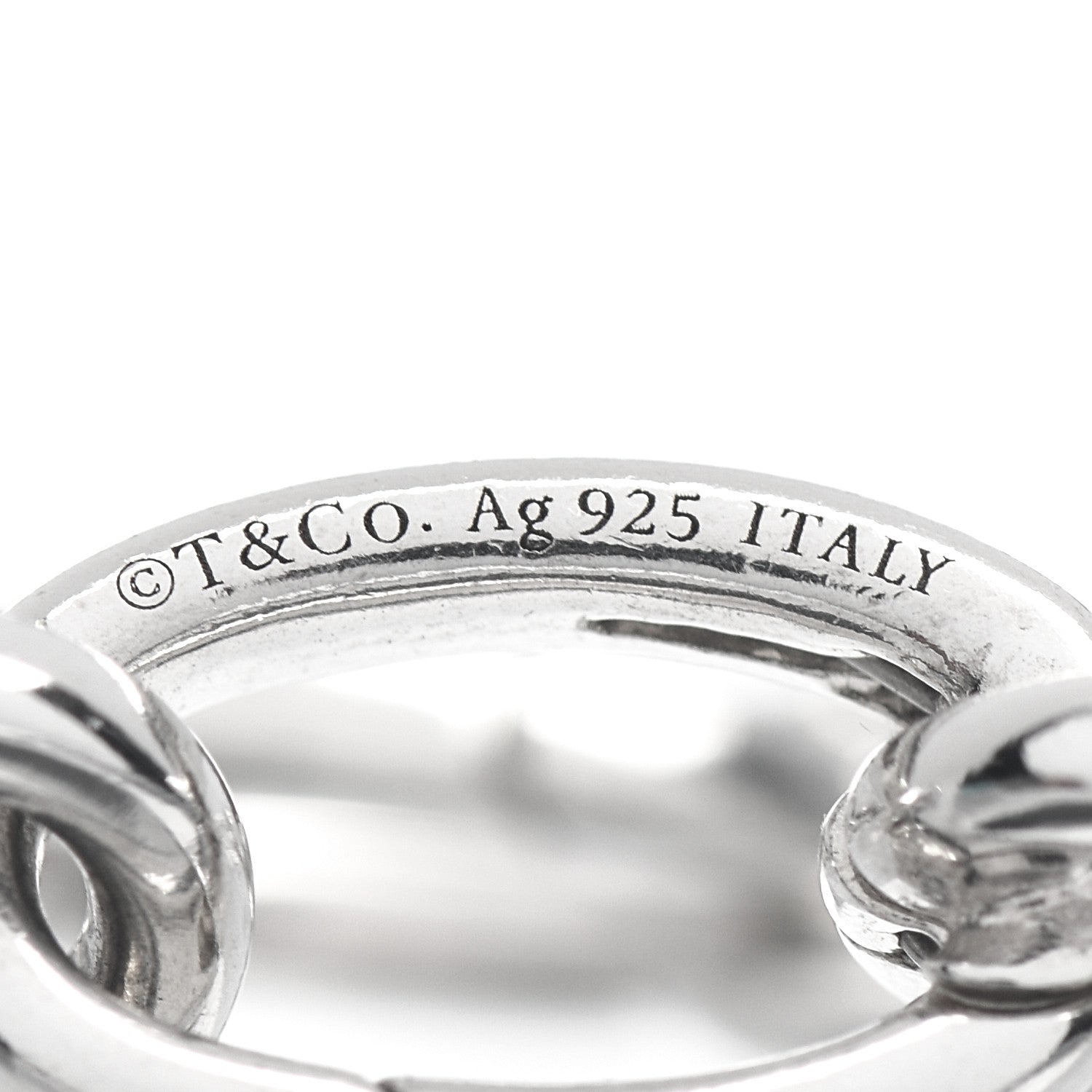 Tiffany Sterling Silver Oval Clasping Link Bracelet 4 of 4