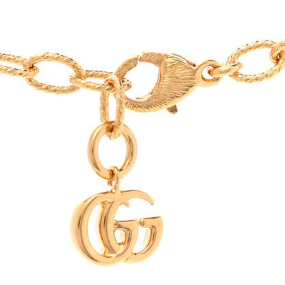 Gucci Metal Striped Plate Ottone Dorato Necklace Gold 5 of 6