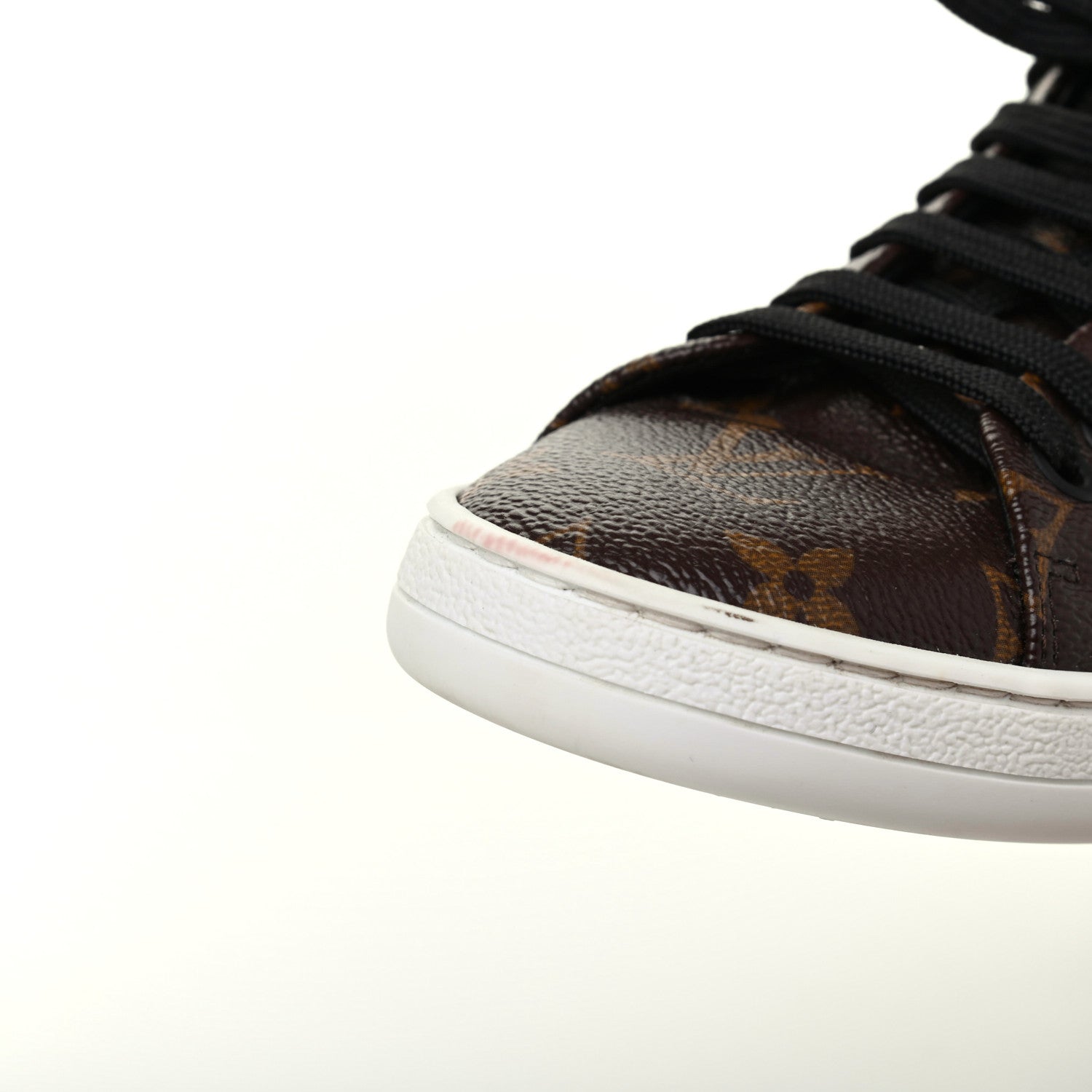 Louis Vuitton Patent Monogram Frontrow Sneakers 37 14 of 16