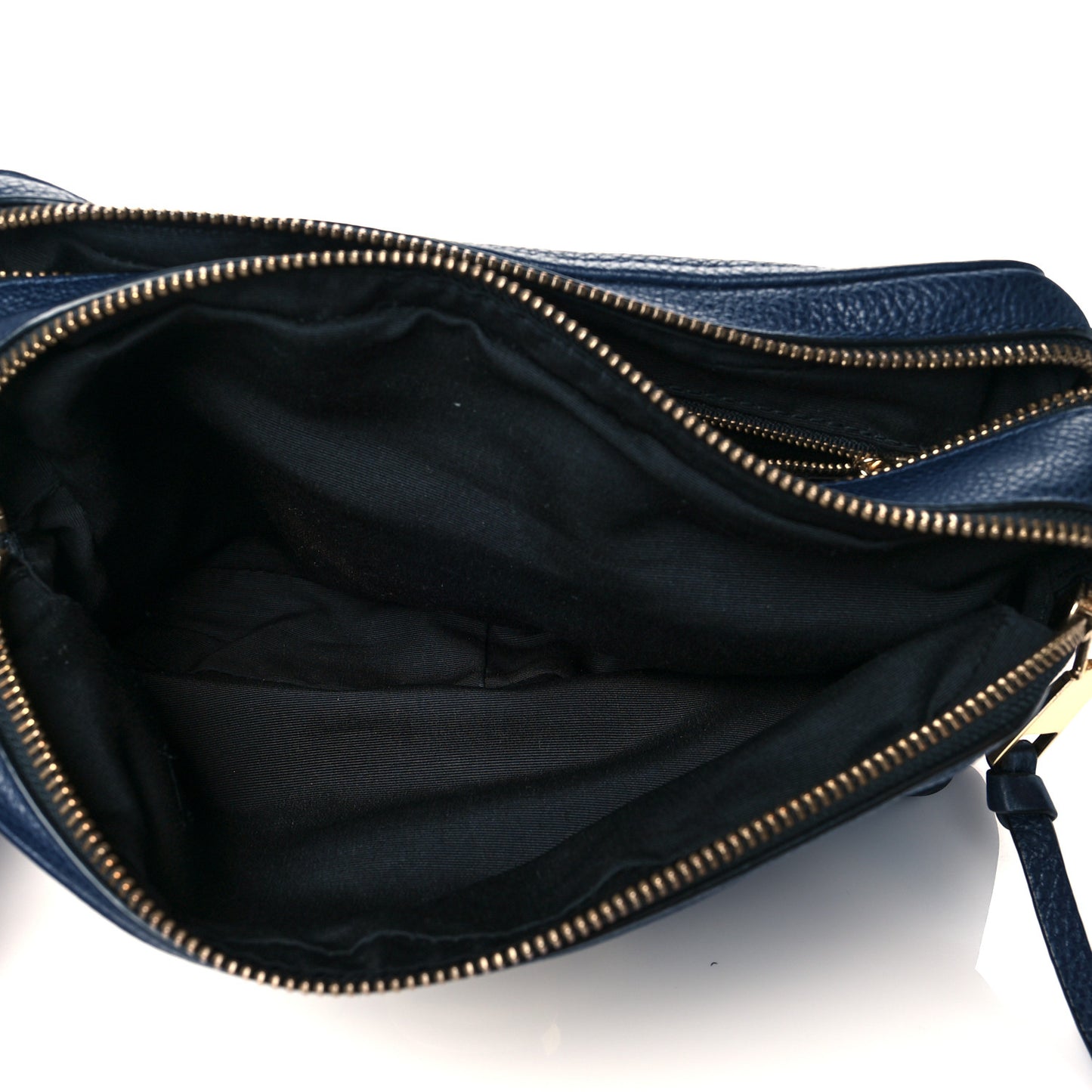 Supple Natural Grain Calfskin The Softshot 27 Bag Navy