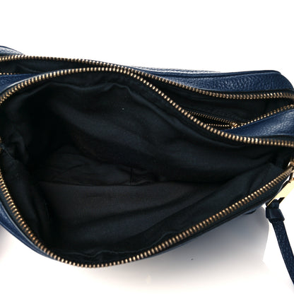 Marc Jacobs Supple Natural Grain Calfskin The Softshot 27 Bag Navy 6 of 11