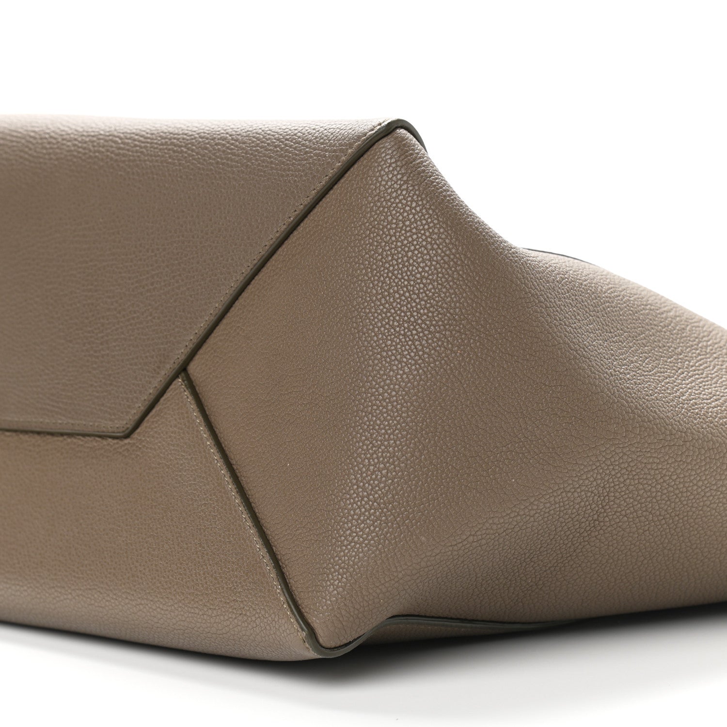 Celine Soft Grained Calfskin Small Belt Cabas Phantom Taupe 9 of 9