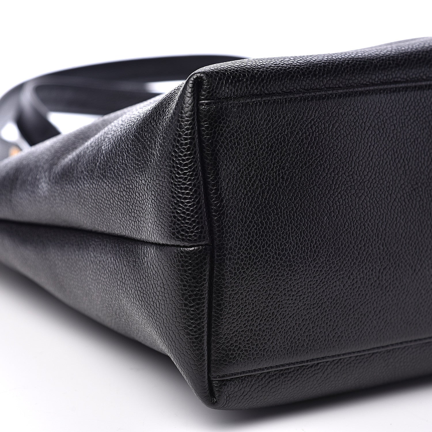 Chanel Caviar Large CC Shoulder Bag Black 6 of 8