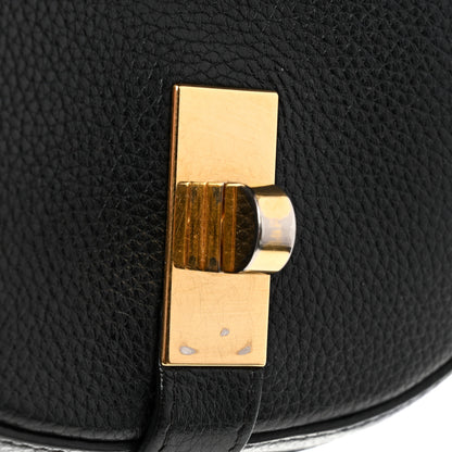 Celine Grained Calfskin Besace Small 16 Black 10 of 14