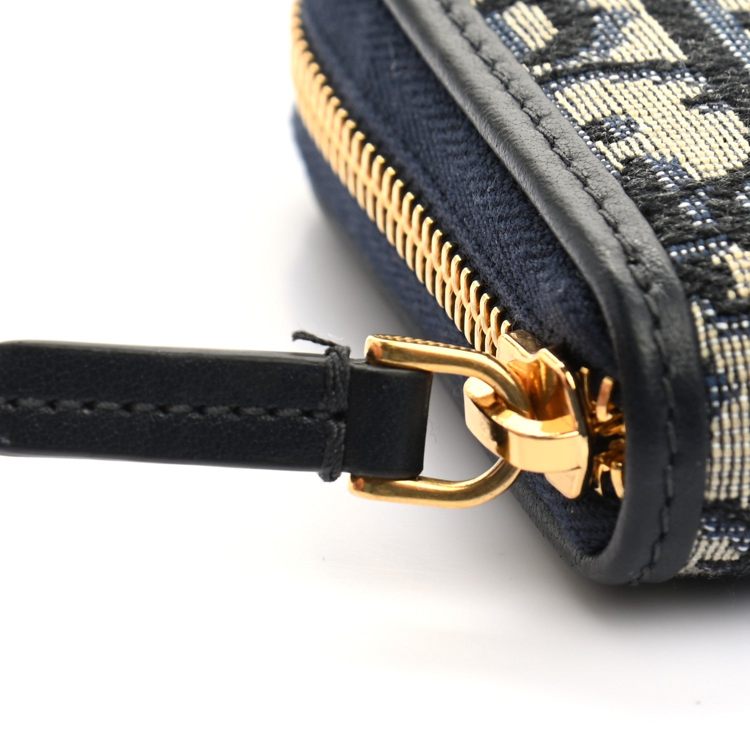 Christian Dior Oblique 30 Montaigne Zip Around Wallet Blue 9 of 10